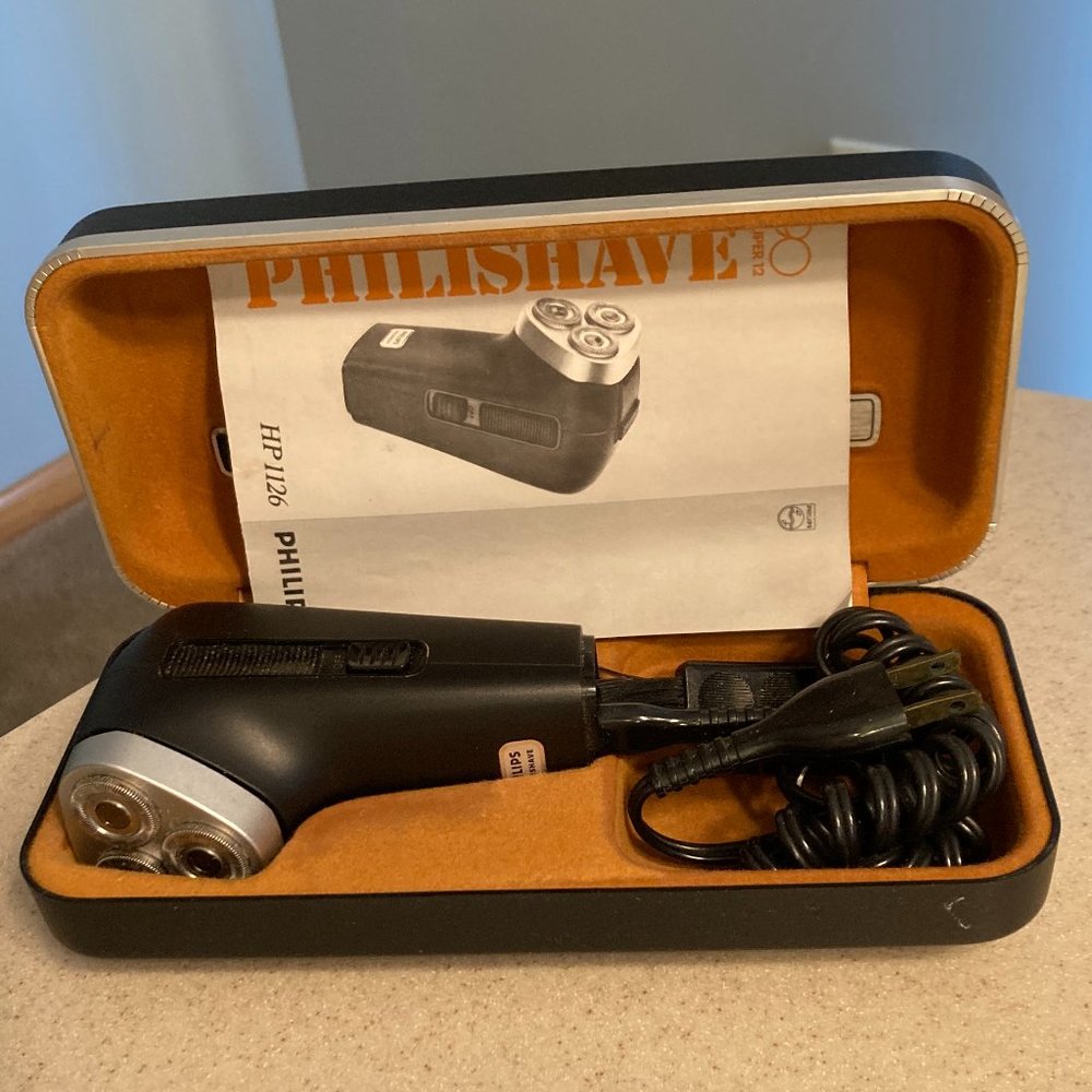Philips Philishave Electric Shaver Vintage 1970's